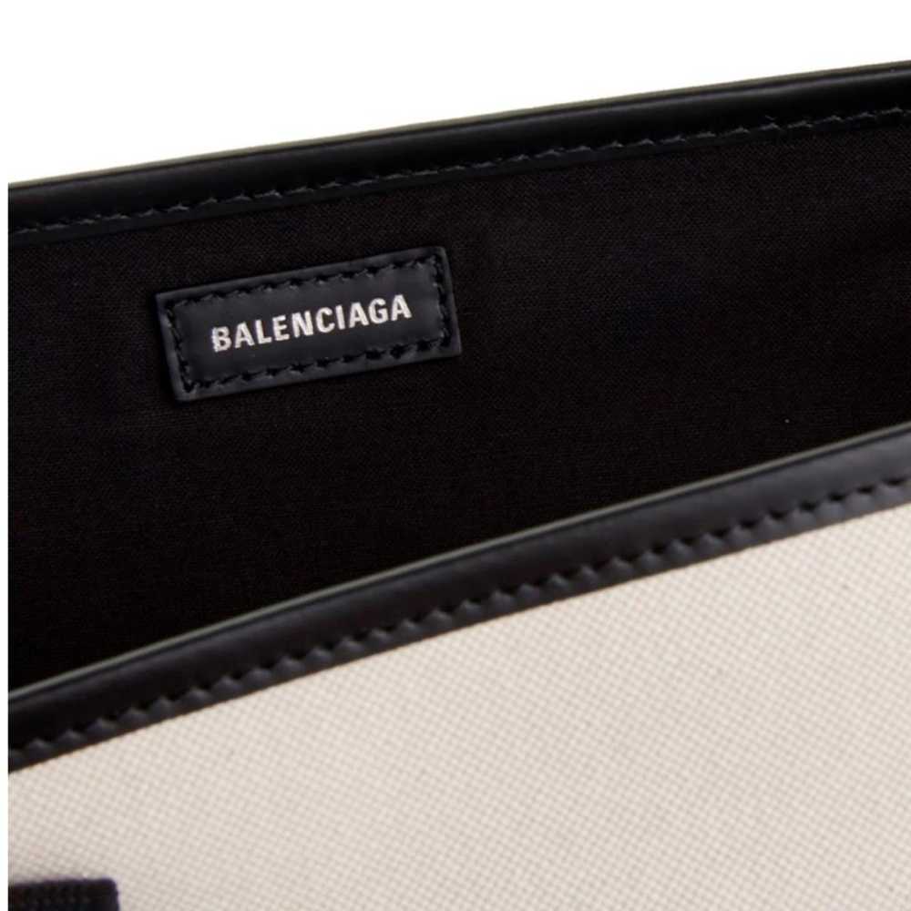 Balenciaga Navy cabas leather tote - image 2