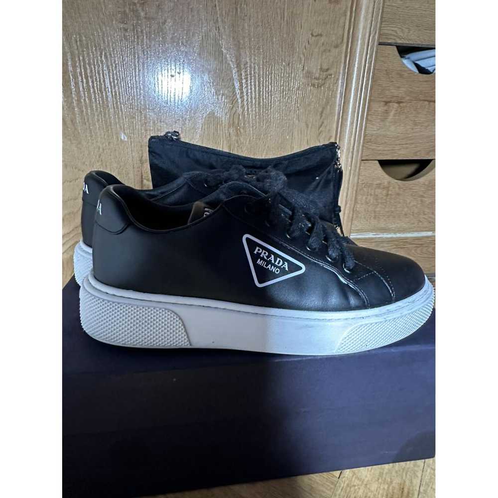 Prada Downtown leather trainers - image 2