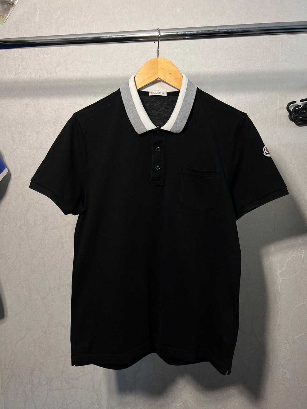 Luxury × Moncler Moncler Maglia Polo Manica Corts - image 1