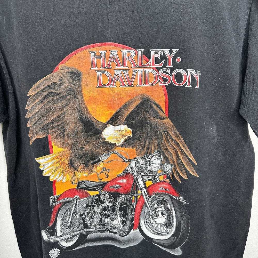 Vintage 1996 Harley Davidson Double Sided Eagle P… - image 3