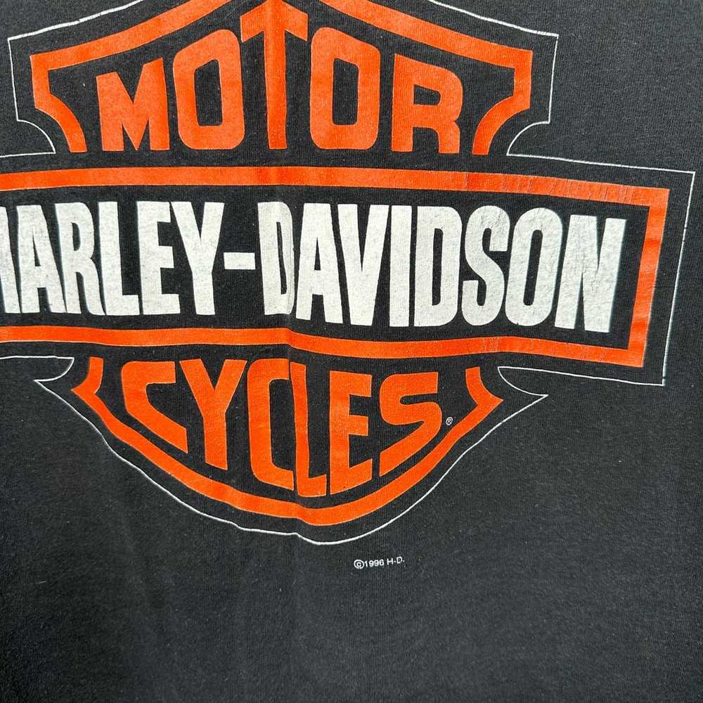 Vintage 1996 Harley Davidson Double Sided Eagle P… - image 6