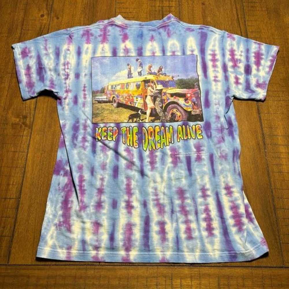 Vintage 1990s Woodstock Music Festival Tie Dye T-… - image 3