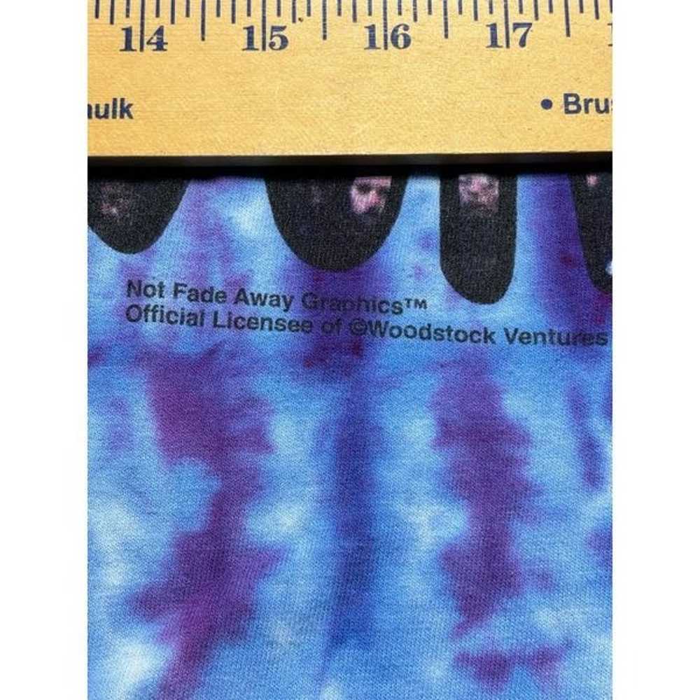 Vintage 1990s Woodstock Music Festival Tie Dye T-… - image 4