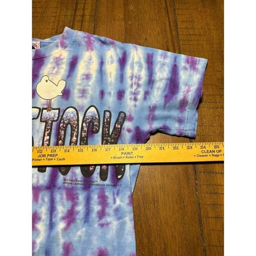 Vintage 1990s Woodstock Music Festival Tie Dye T-… - image 5