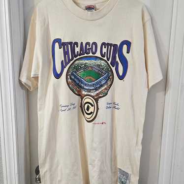 Vintage Nutmeg Mills Chicago Cubs 1991 Single Stit