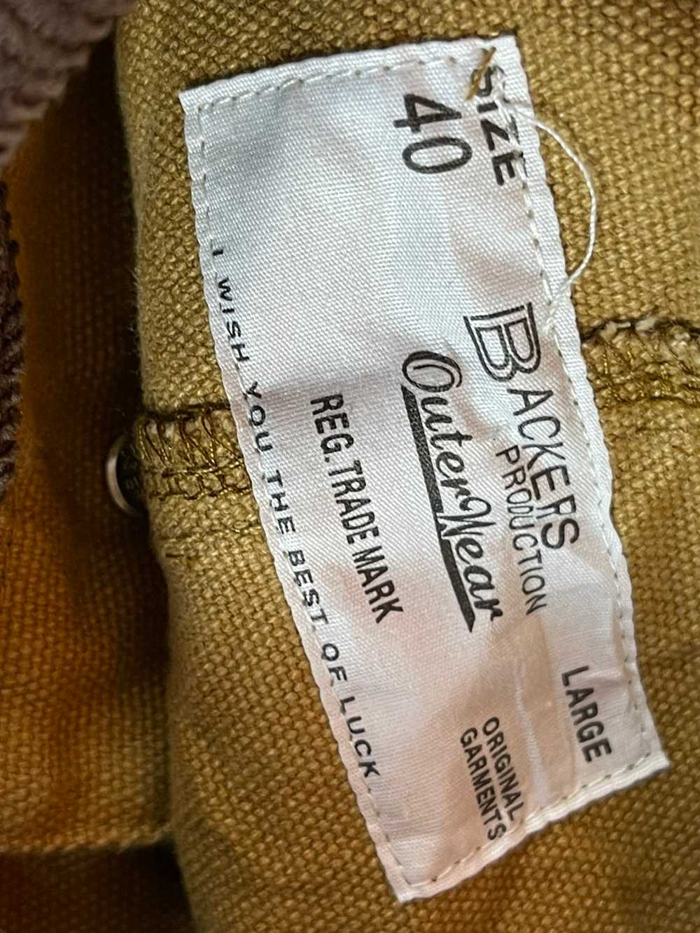Japanese Brand - Rare! Japanese Backers Outerwear… - image 5