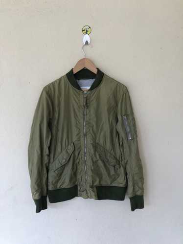 Monkey Time United Arrows x Monkey Time Japan Casual Zipper good Windbreaker Size L Color Green