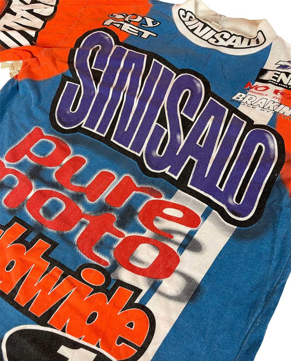 Vintage - Vintage Sinisalo Racing Shirt /Nice des… - image 3