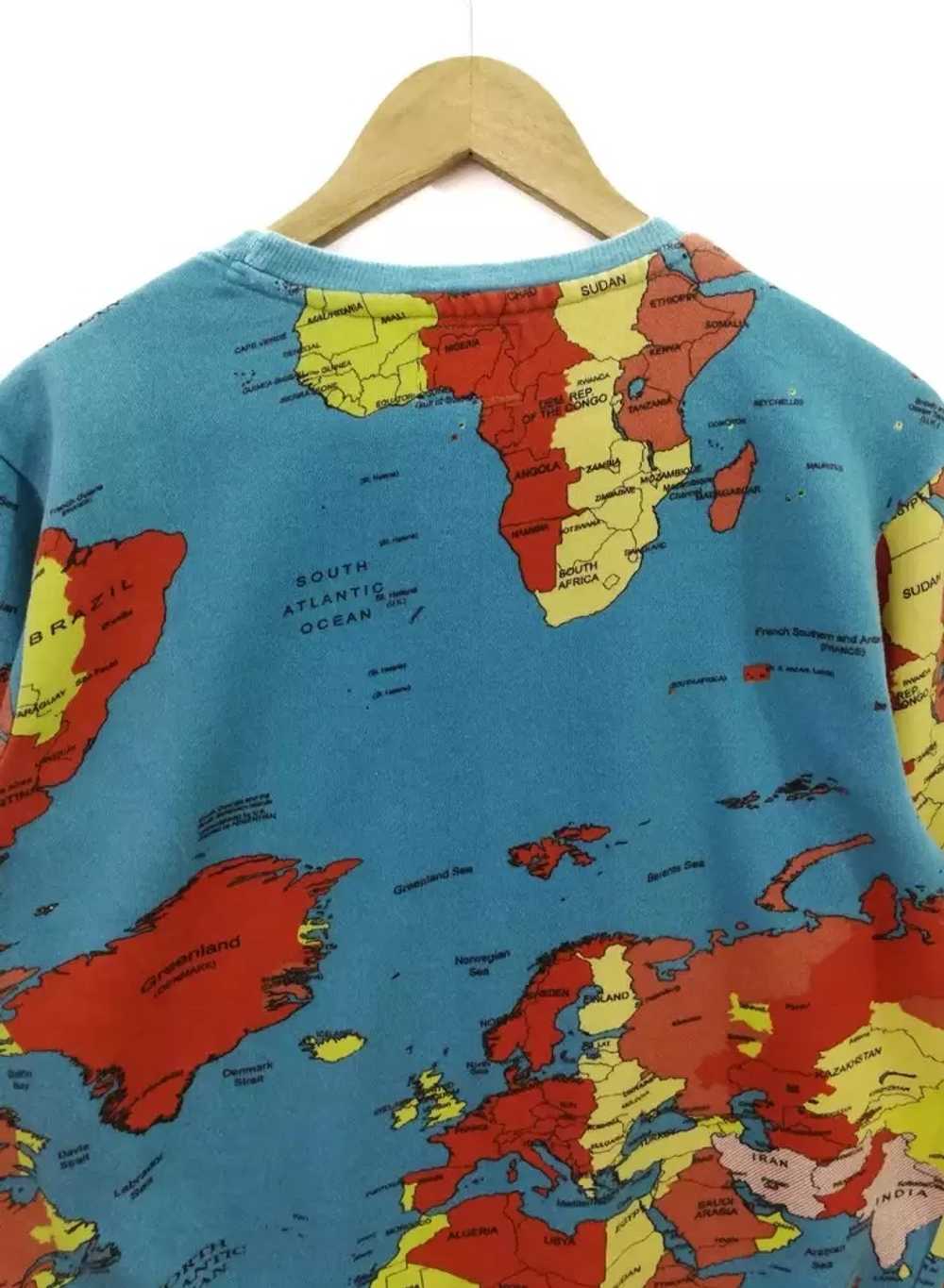 Vintage - Bdg world maps sweatshirts crewneck ove… - image 4