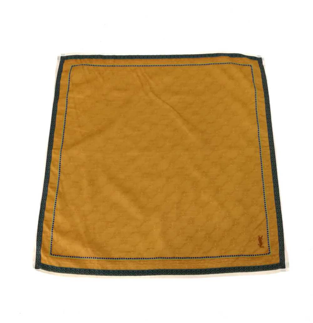 Vintage - yves saint laurent handkerchief ysl han… - image 1