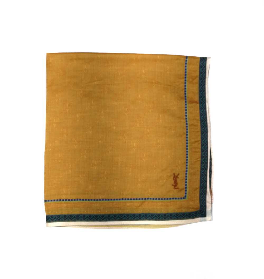 Vintage - yves saint laurent handkerchief ysl han… - image 2