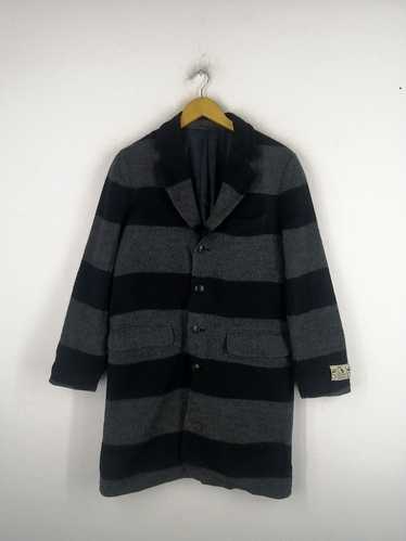 Vintage - Frapbois Stripe Roots Forest Wool Jacket