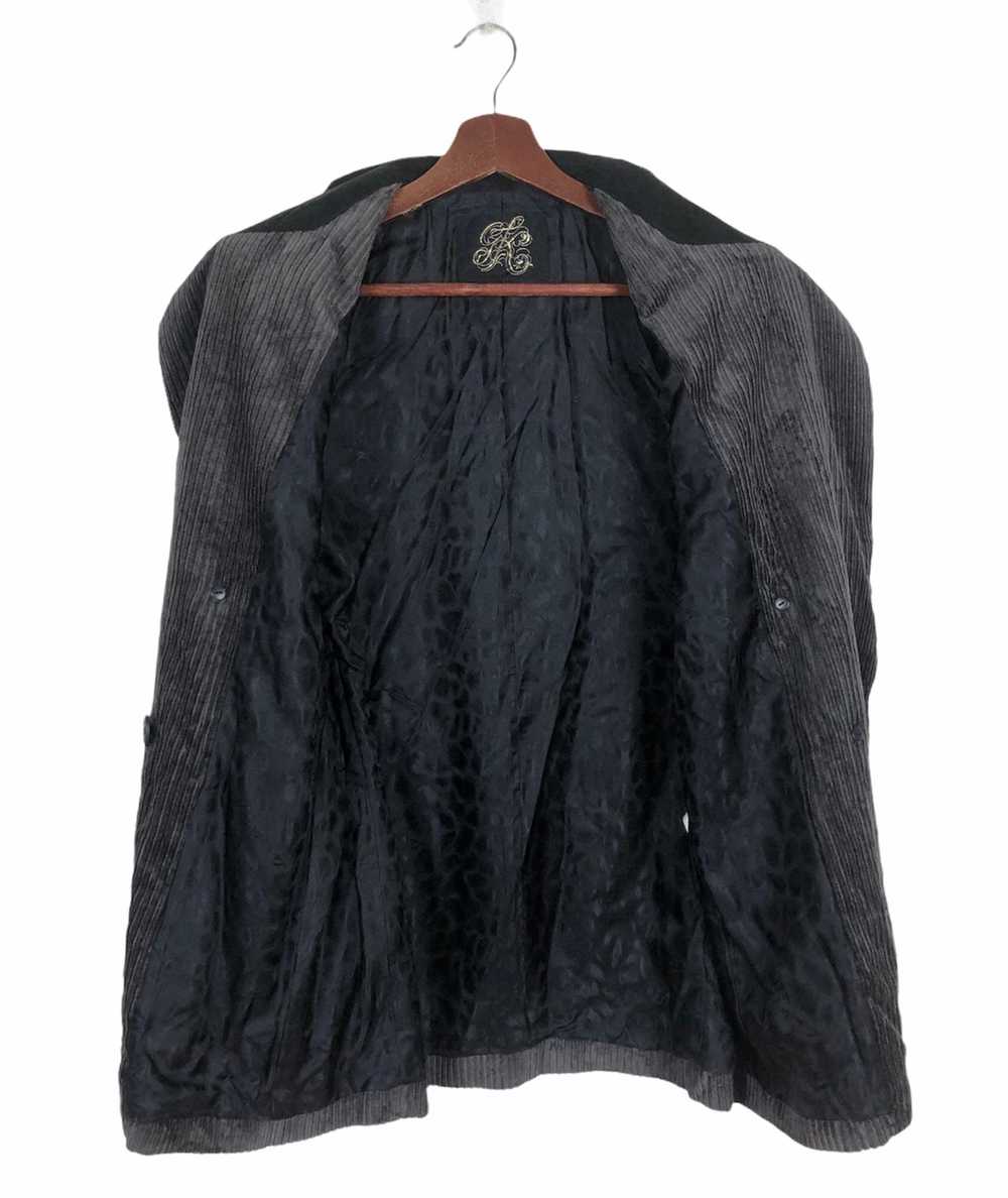 Vintage - La Moda Goji Black Corduroy Coat - image 7