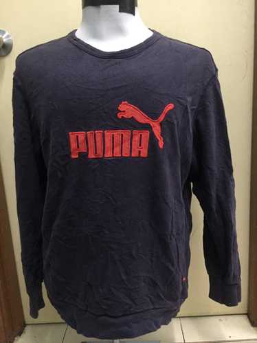 Vintage - Puma Embroidered Spellout Big Logo Sweat