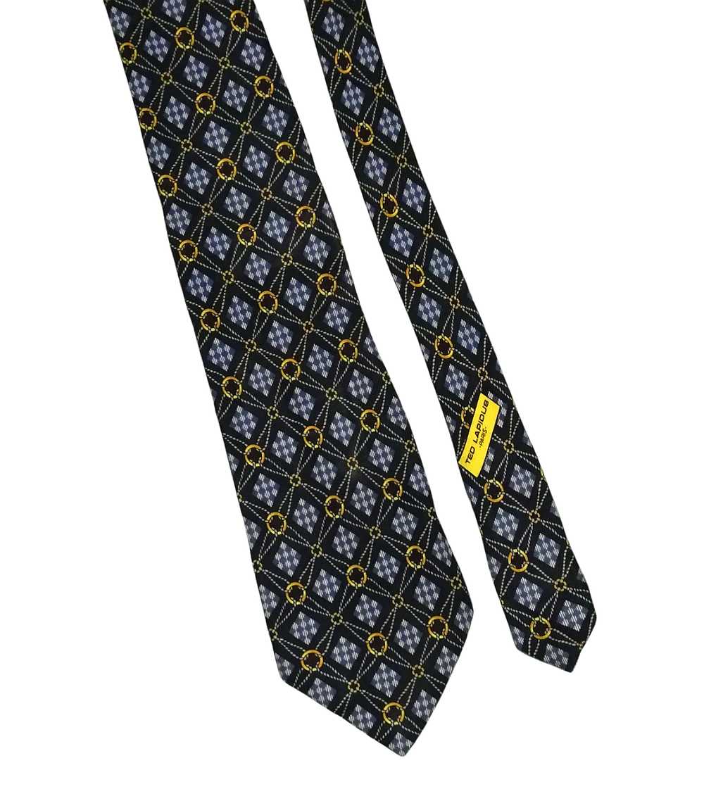 Ted Lapidus - Ted Ladipus Paris Silk Necktie Made… - image 3