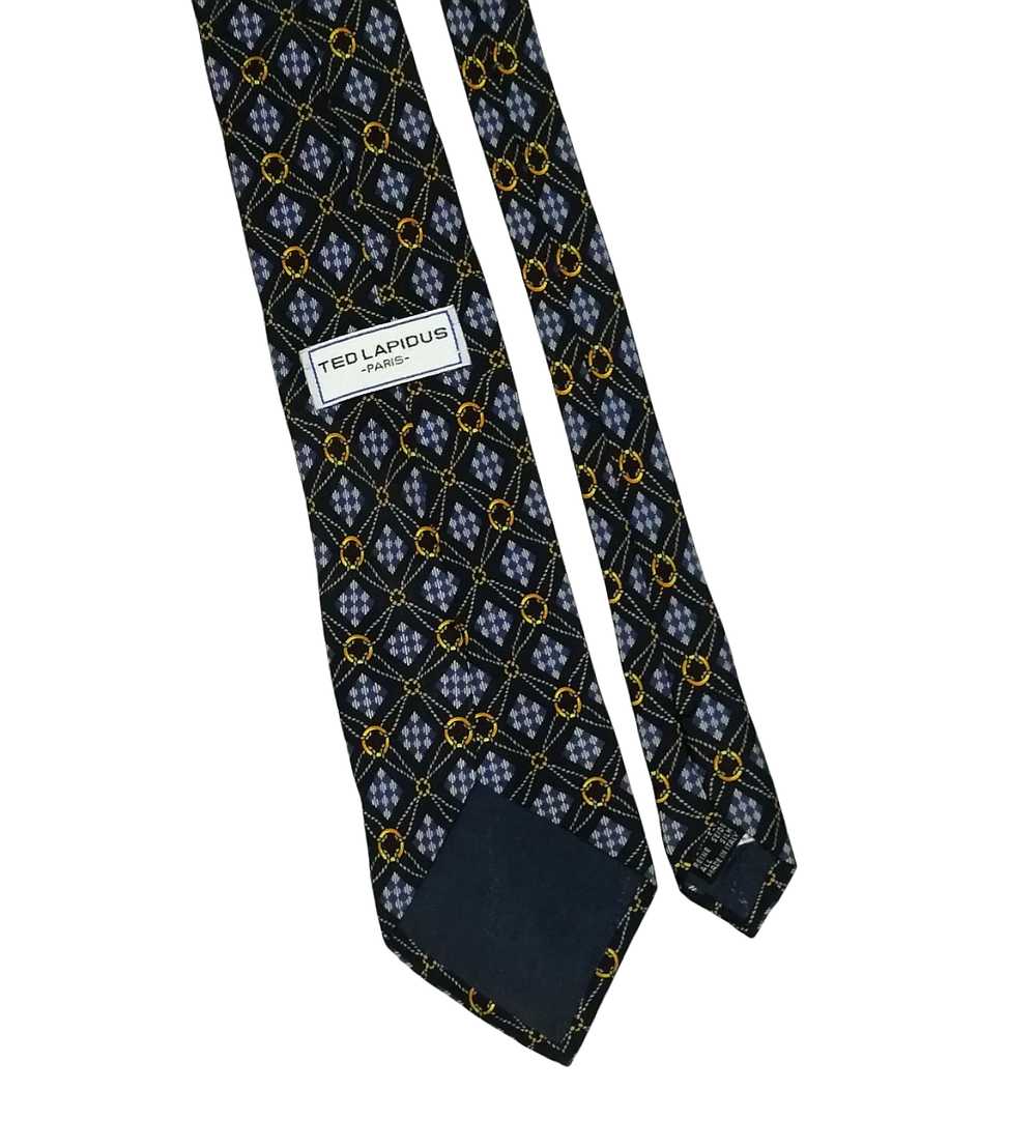 Ted Lapidus - Ted Ladipus Paris Silk Necktie Made… - image 4