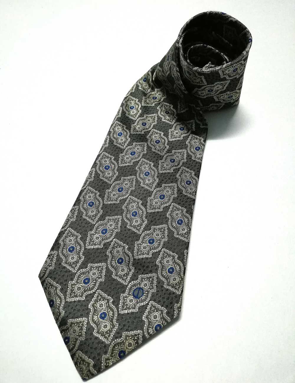 Alfred Dunhill - Vintage Dunhill Necktie Geometri… - image 2