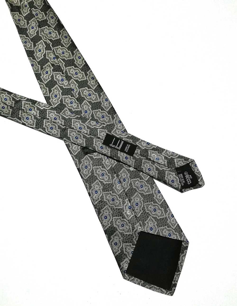 Alfred Dunhill - Vintage Dunhill Necktie Geometri… - image 5