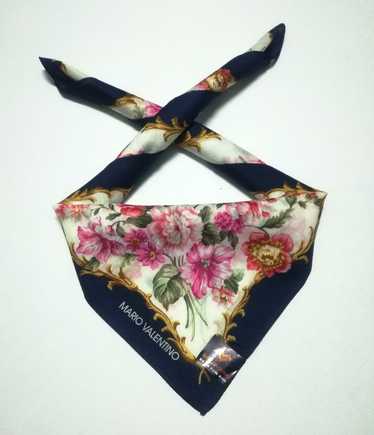 Vintage - Mario valentino Floral Design bandana h… - image 1