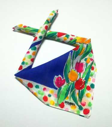 Vintage - 20 ANS CLUB PARIS HANDKERCHIEF BANDANA - image 1