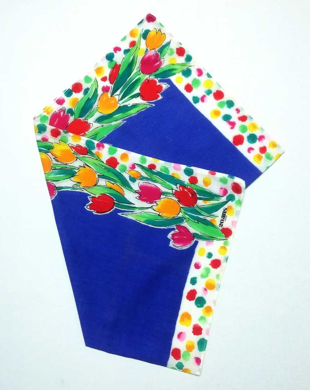 Vintage - 20 ANS CLUB PARIS HANDKERCHIEF BANDANA - image 3