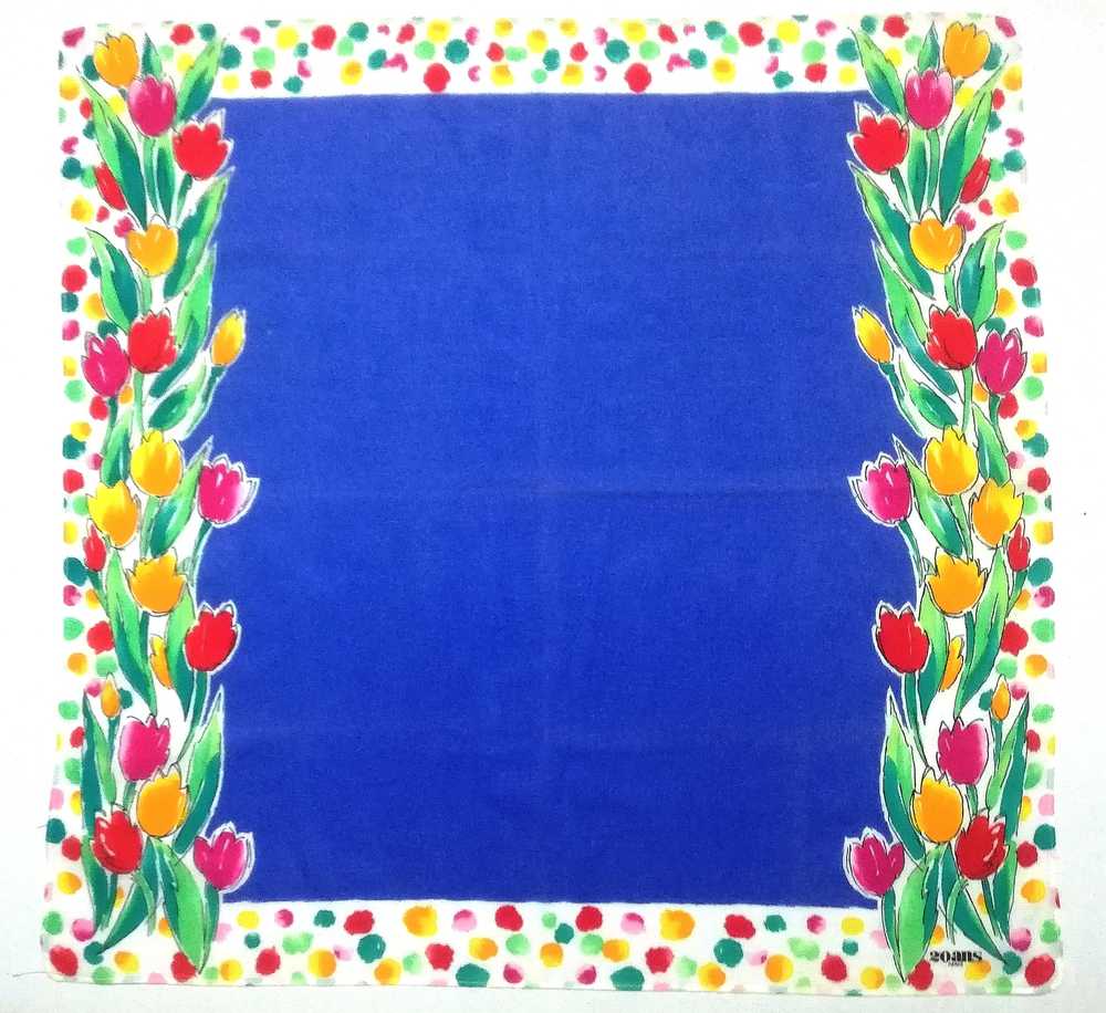 Vintage - 20 ANS CLUB PARIS HANDKERCHIEF BANDANA - image 7