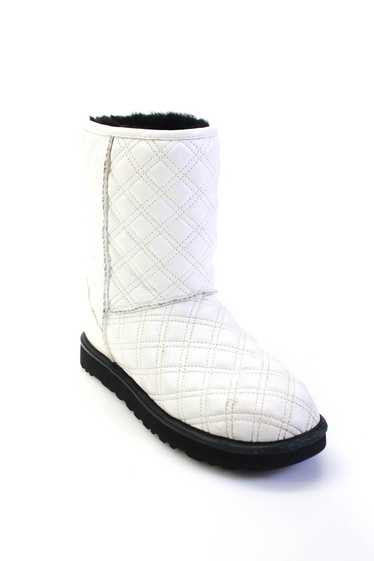 Ugg Women's Diamond Quilted Round Toe Faux Fur Boo