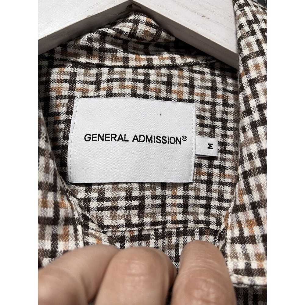 General Admission Men's Quarter Zip Shirt in Beig… - image 5