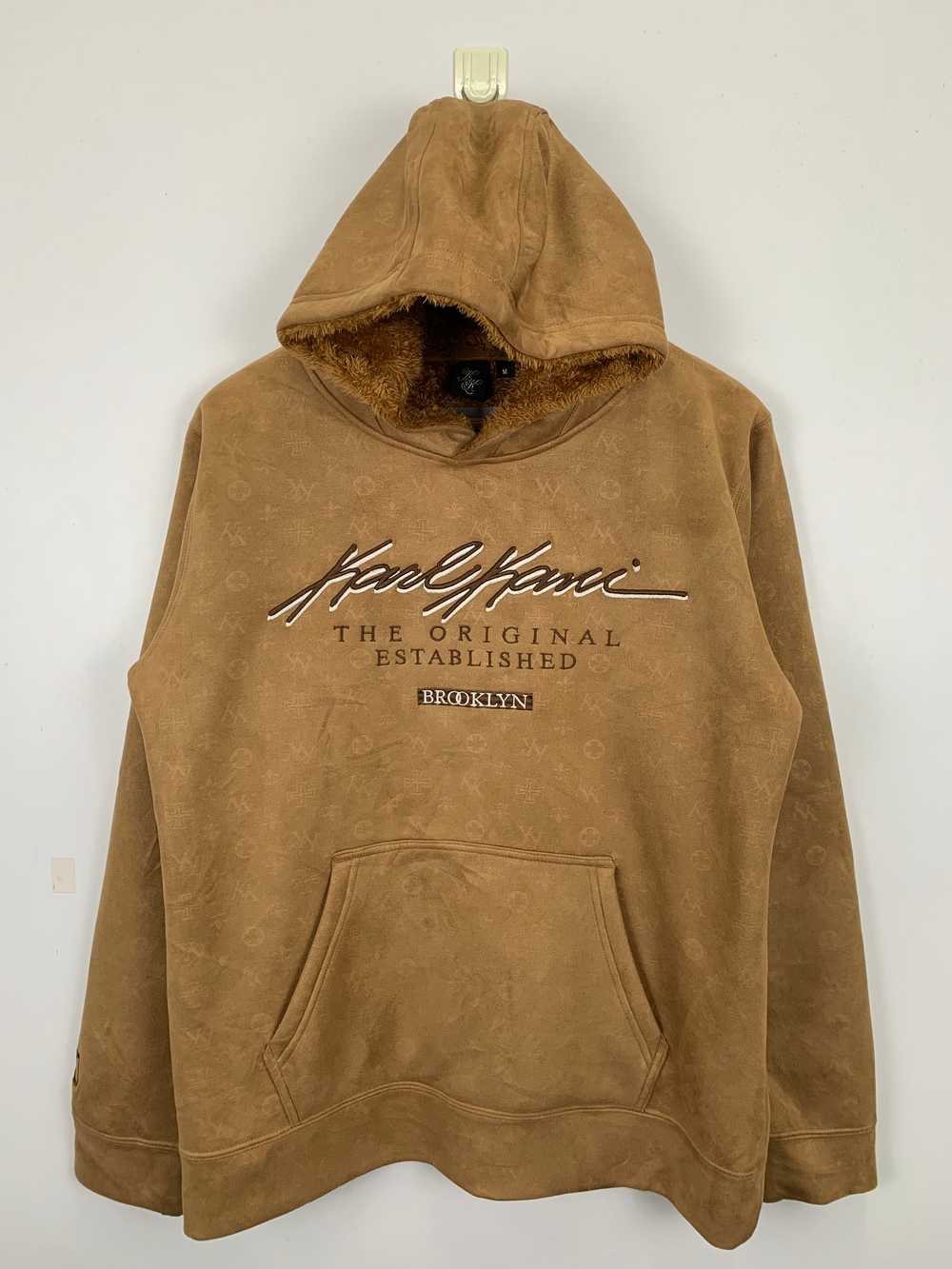 Vintage - Vintage Karl Kani Hoodie Sherpa Jacket - image 1