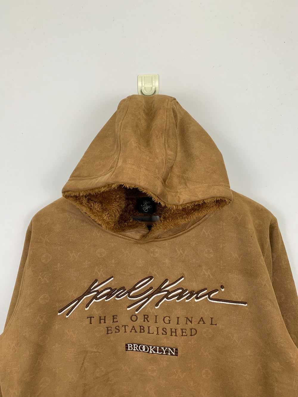 Vintage - Vintage Karl Kani Hoodie Sherpa Jacket - image 2