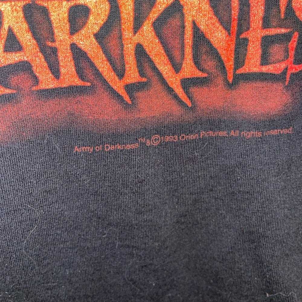 Army of Darkness Shirt 1993 EX condition 2XL - image 2