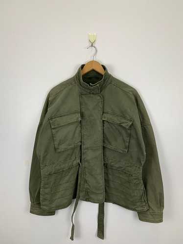 Vintage - Vintage Gap Multipocket Denim Military … - image 1