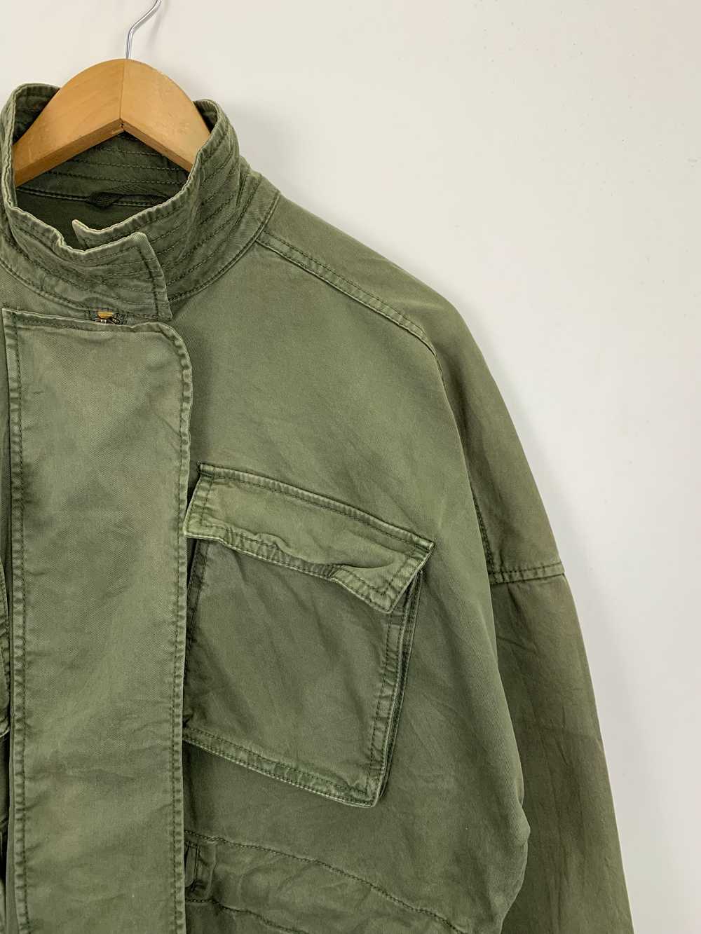 Vintage - Vintage Gap Multipocket Denim Military … - image 4