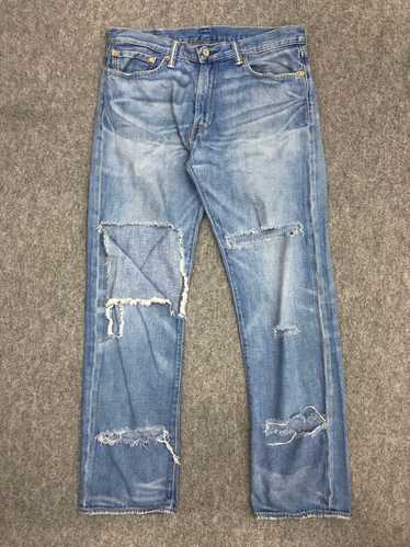 Vintage - Vintage Distressed Levis 504 Ripped Jean