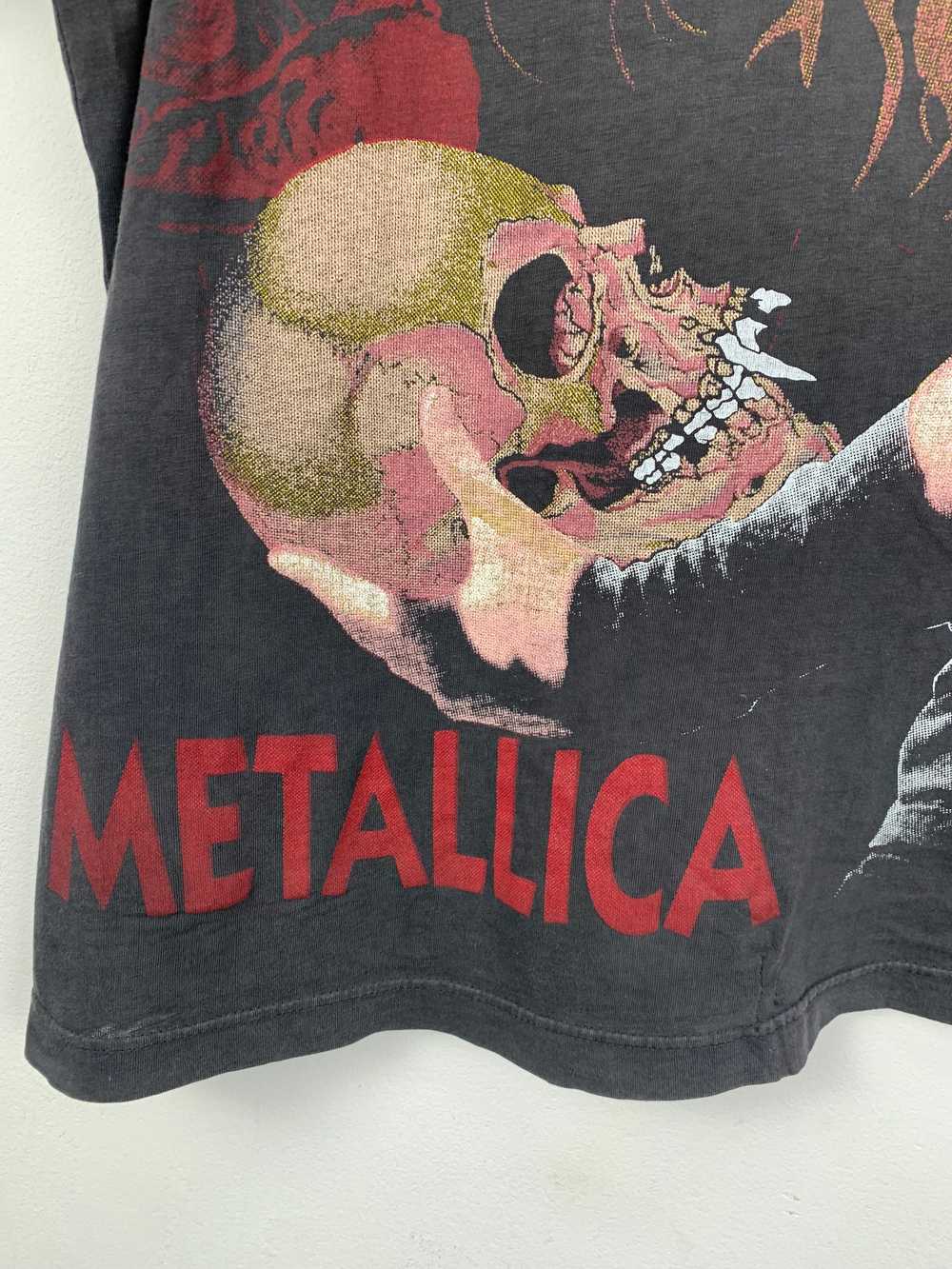 Vintage - Vintage 90s Metallica All Overprint Boo… - image 6