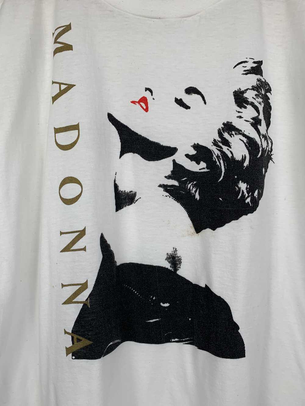 Vintage - Vintage 90s Madonna Paper Thin T Shirt - image 3