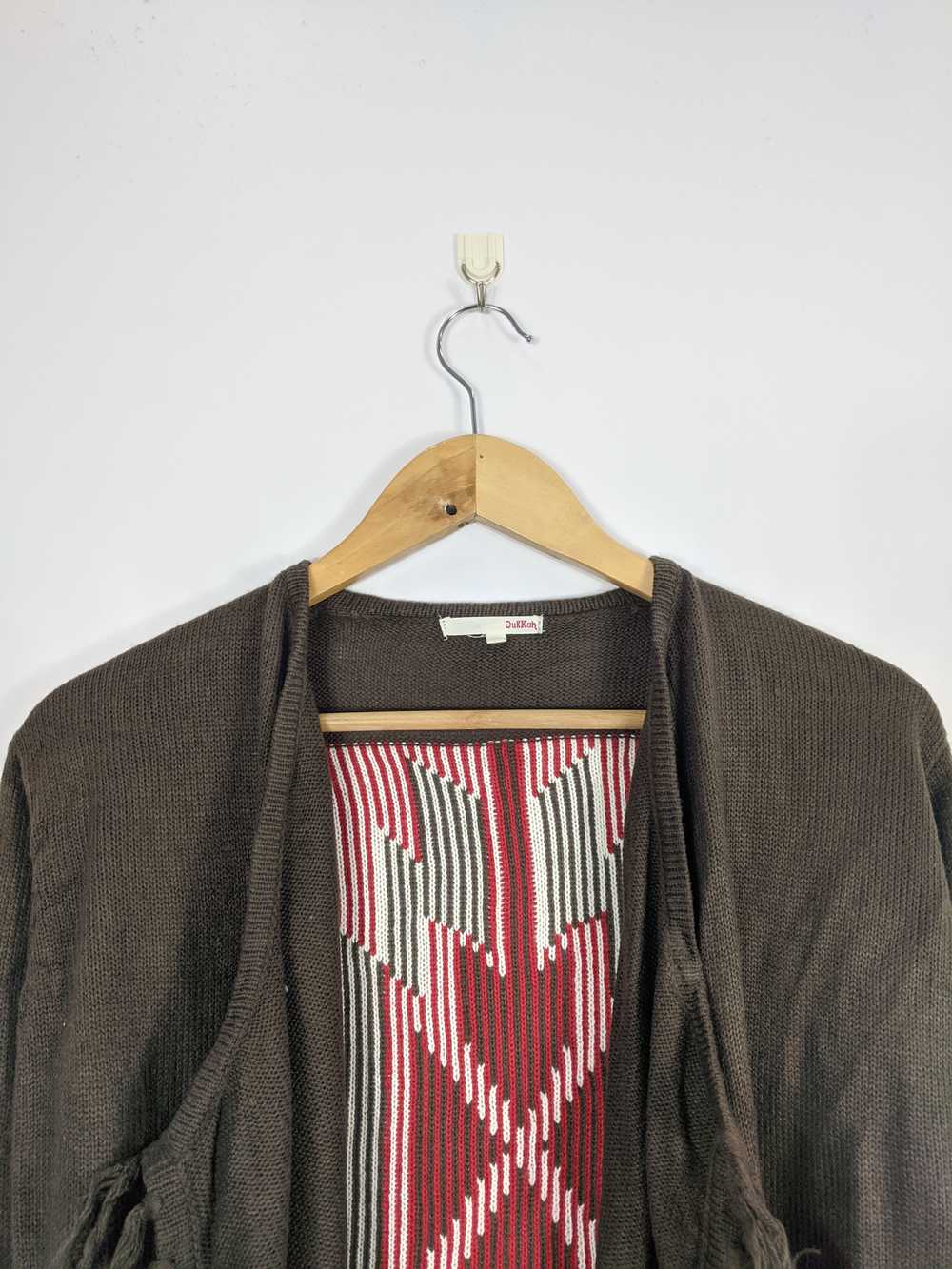 Vintage - Vintage Native Cardigan Navajo Chimayo … - image 2