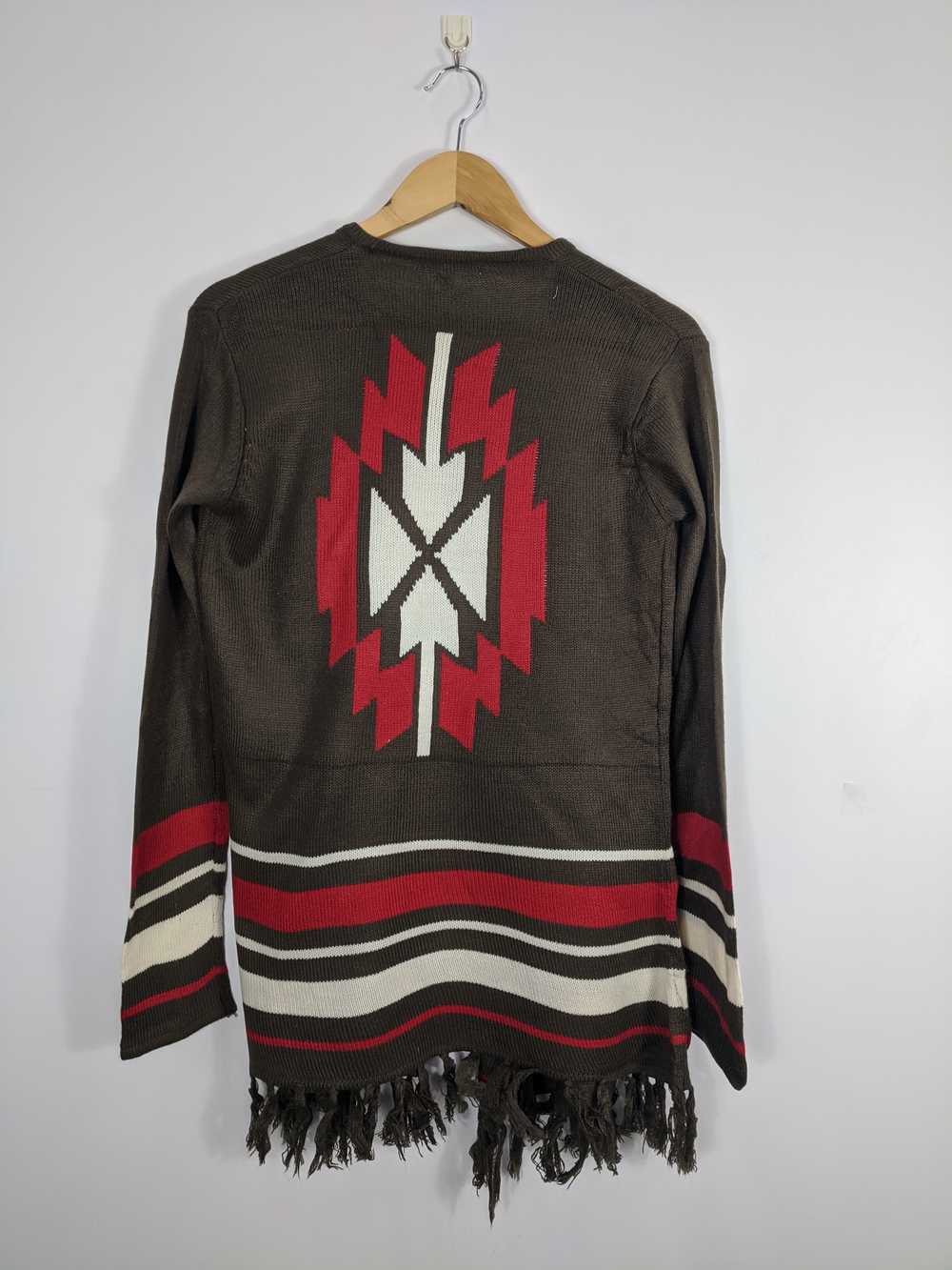 Vintage - Vintage Native Cardigan Navajo Chimayo … - image 3