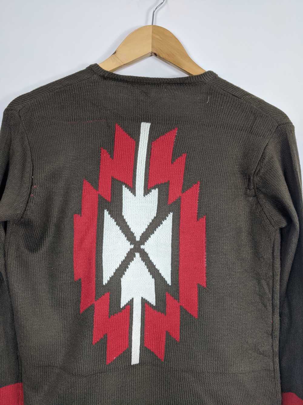 Vintage - Vintage Native Cardigan Navajo Chimayo … - image 4