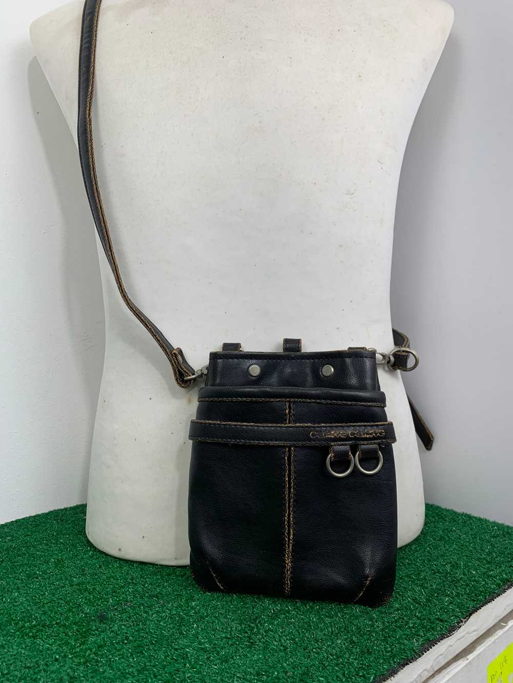 Vintage - Vintage Japanese Brand Leather Crossbod… - image 1