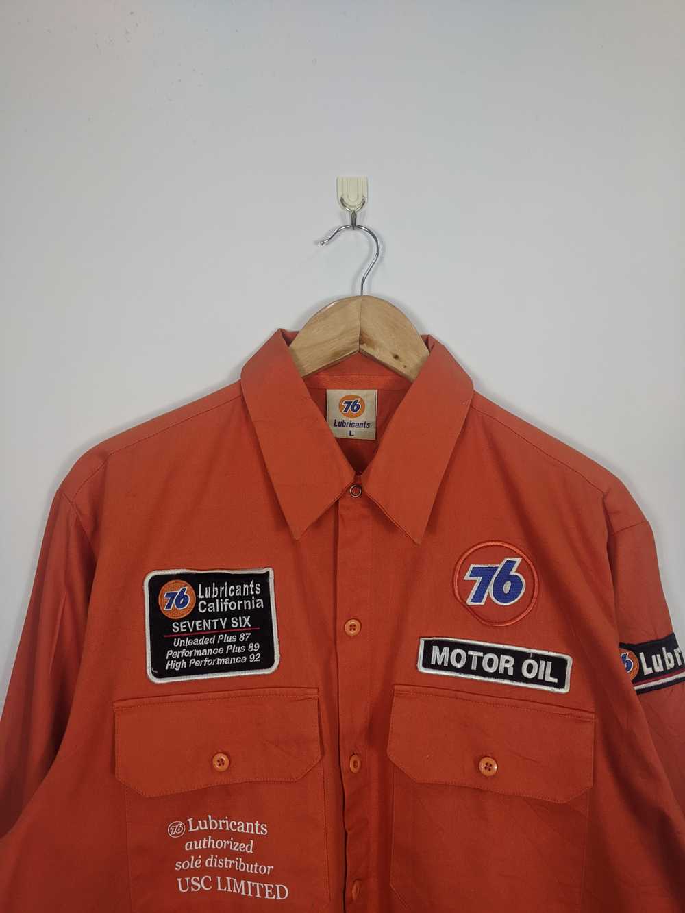 Vintage - Vintage 76 Lubricant Racing Jacket Full… - image 2