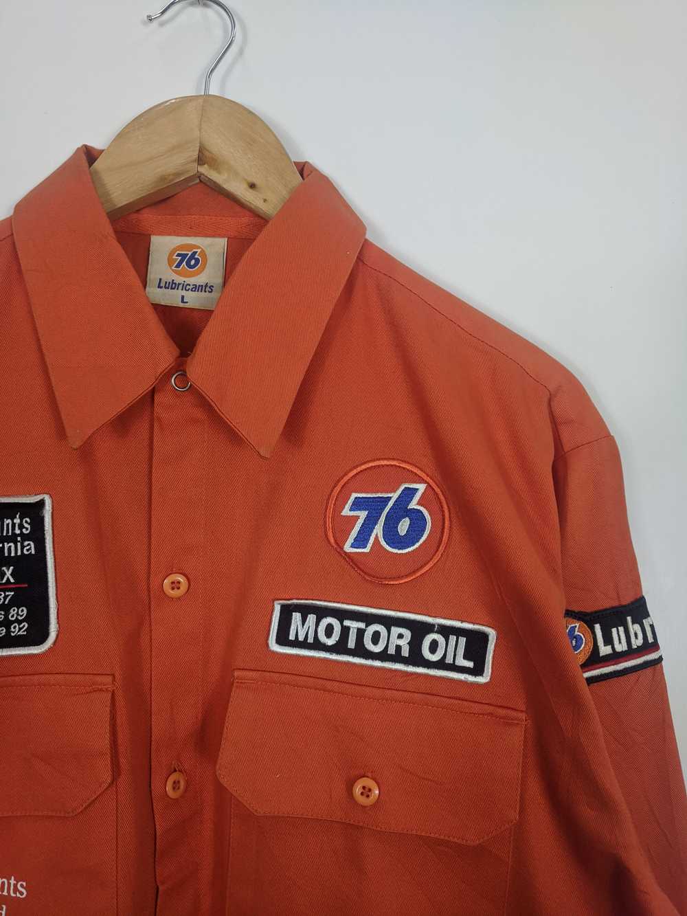 Vintage - Vintage 76 Lubricant Racing Jacket Full… - image 7