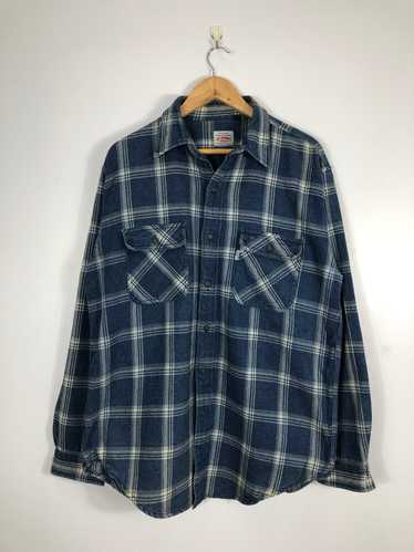 Vintage - Vintage 90s Levis Flannel Plaid Shirt - image 1