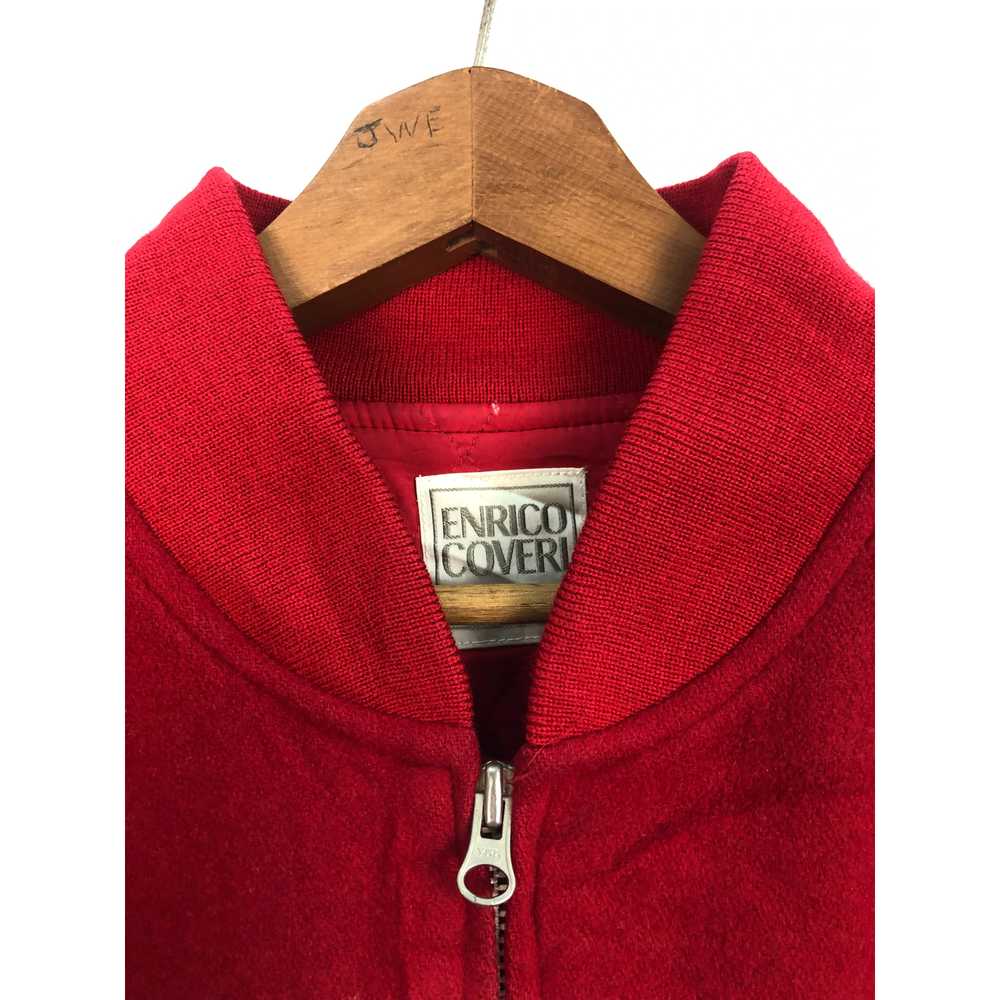 Vintage - Vintage Encico Coveri Bomber Wool Jacke… - image 6
