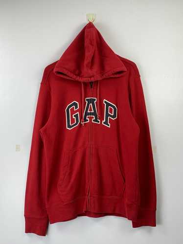 Vintage - Vintage Gap Spellout Hoodie Sweatshirt R