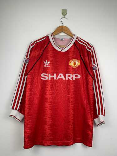Vintage 90s Adidas Manchester United Long Sleeve J
