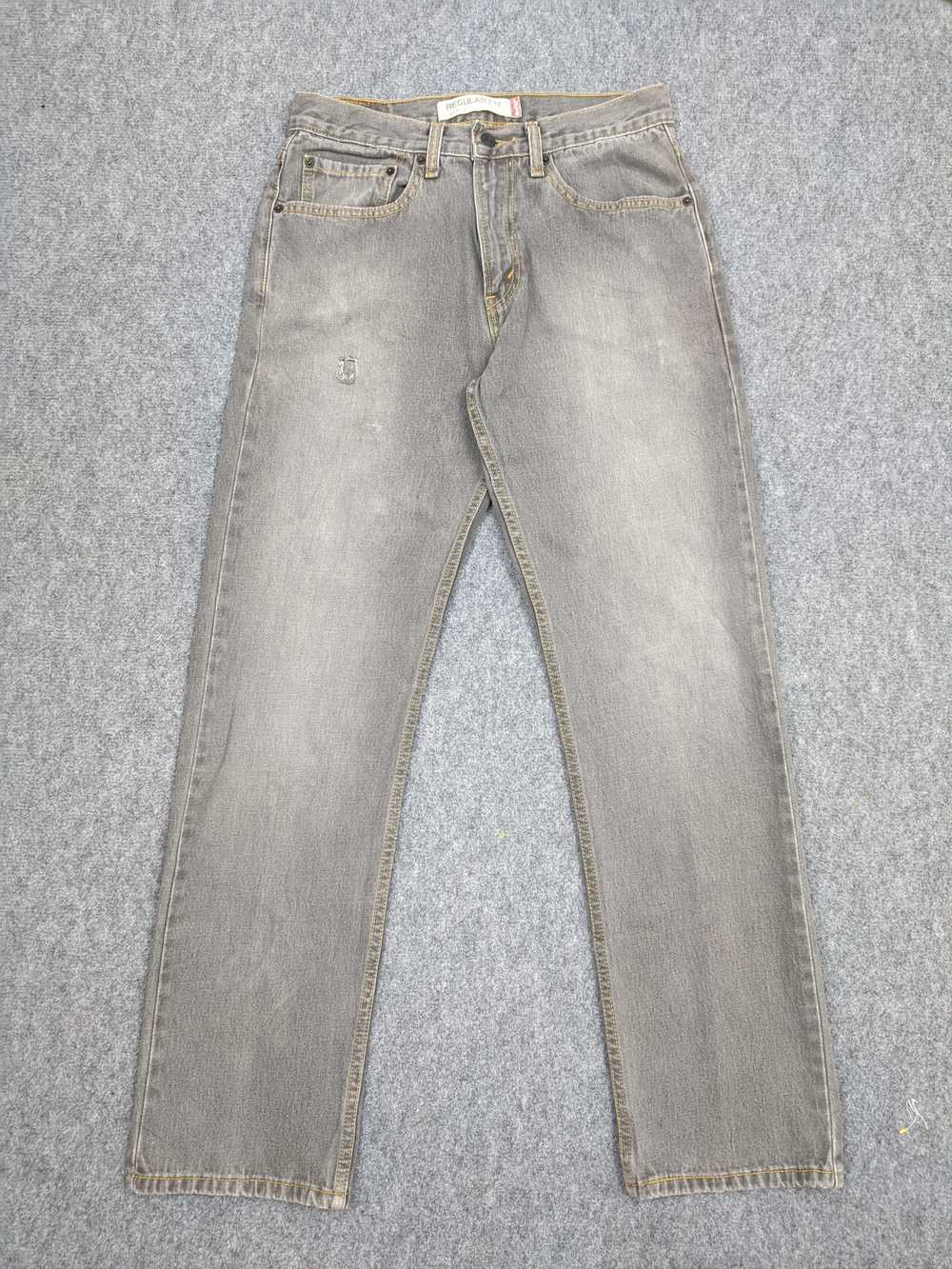 Vintage - Vintage Sun Faded Black Levis 505 Jeans - image 1