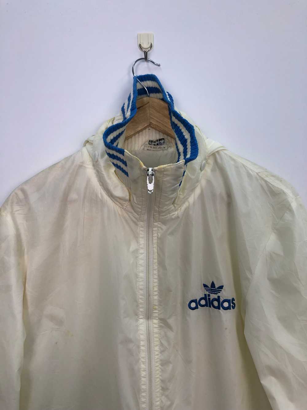 Vintage 90s Adidas Embroidered Logo Windbreaker J… - image 3