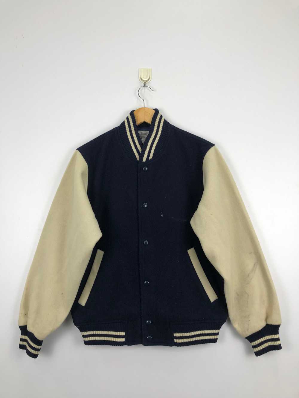 Vintage - Vintage Harvard Wool Varsity Jacket - image 1