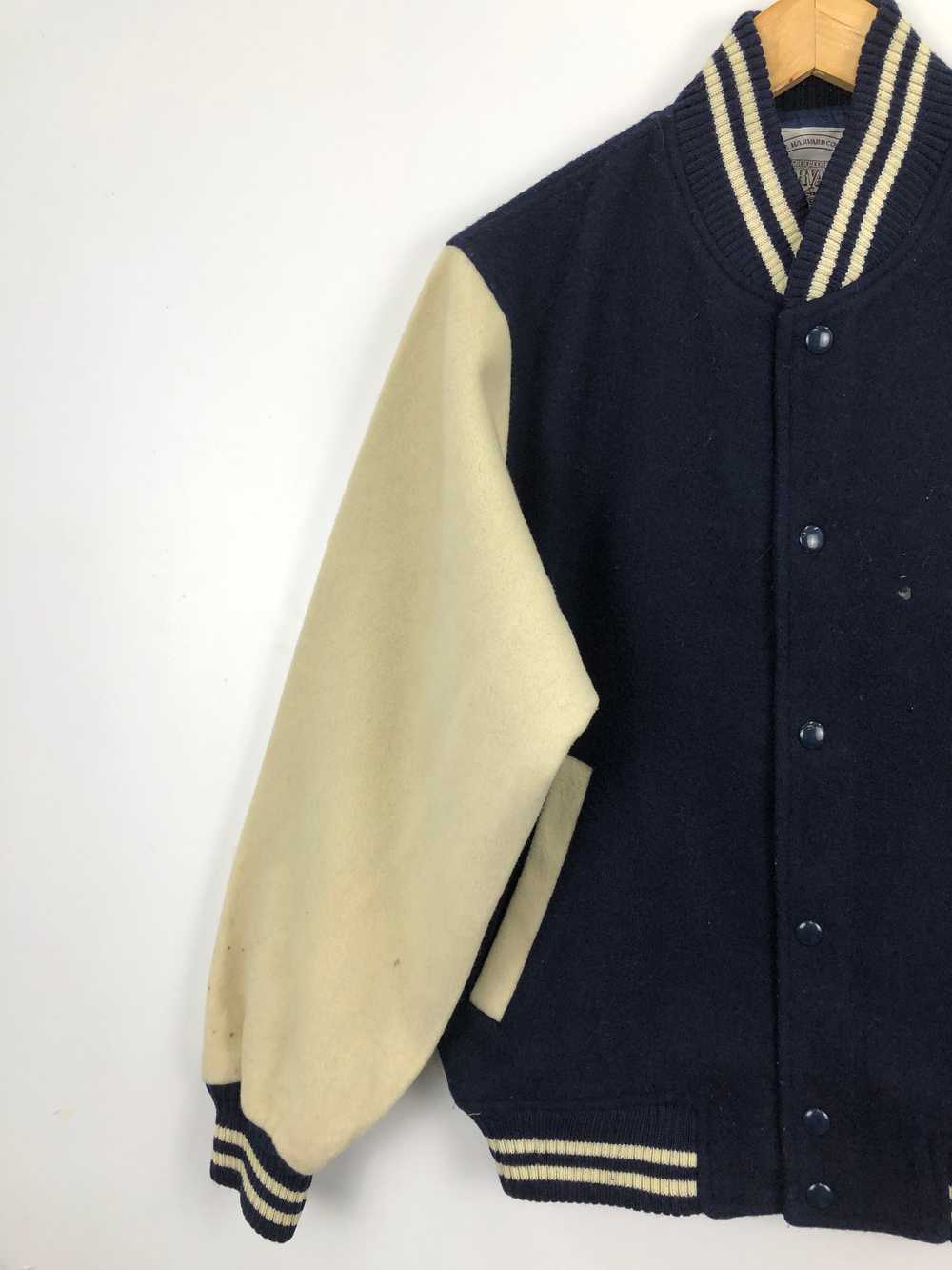 Vintage - Vintage Harvard Wool Varsity Jacket - image 5